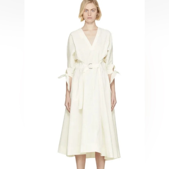3.1 Phillip Lim Beige Waisted Tie Dress - Picture 4 of 11